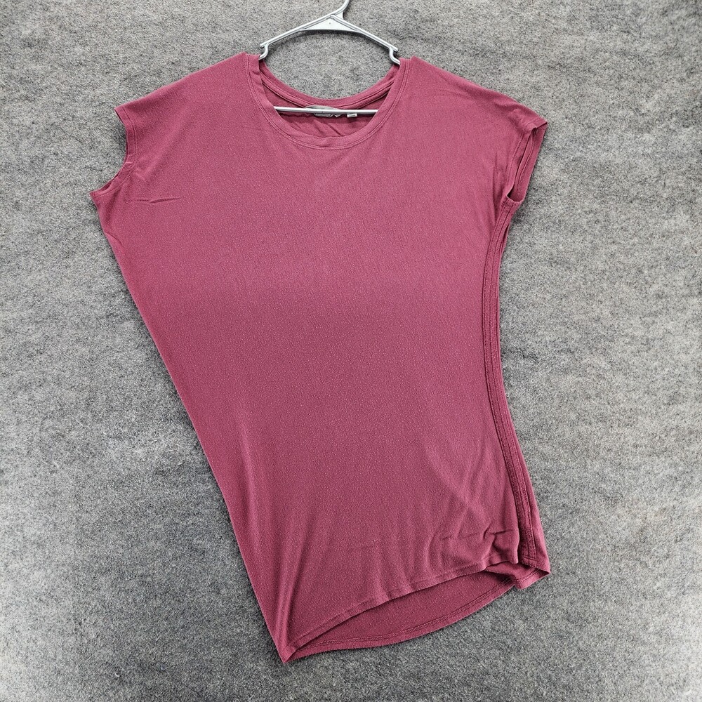 Athleta Shirt Womens XS Short Sleeve Pink Activewear